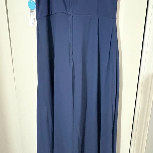 Stylish Navy Blue Sleeveless Jumpsuit - Picture 13 of 14